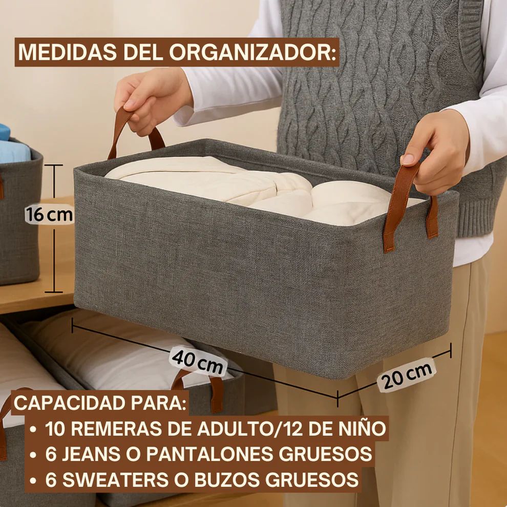 Organizadores de Ropa Plegables (Compra 1 llévate 3)