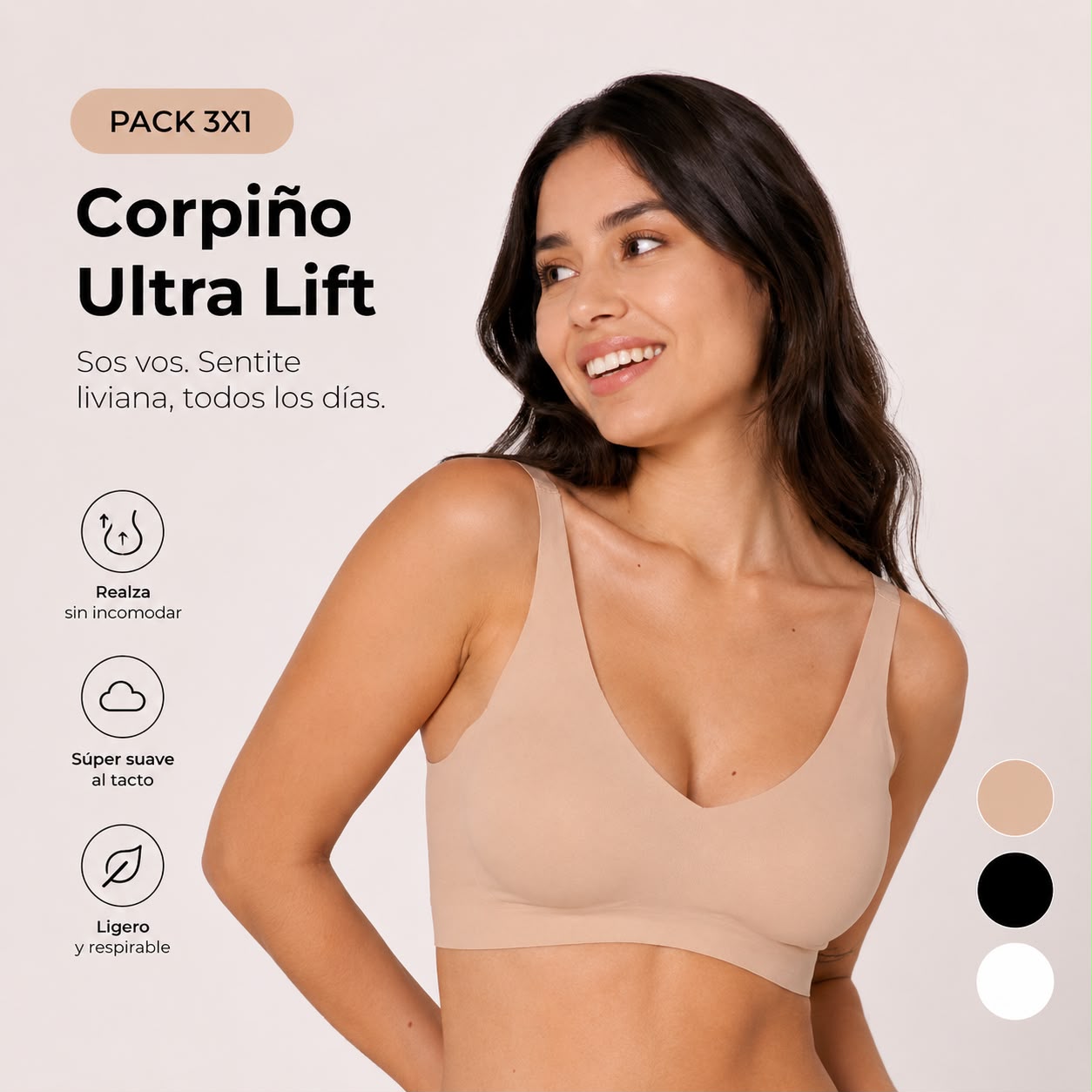 Pack 3x1 | Corpiño Ultra Lift